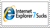 ie7 sucks stamp