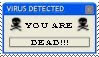 you are dead stamp