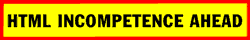 html incompetence banner