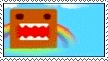 domo rainbow stamp