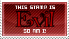evil stamp