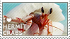 hermit crabs stamp