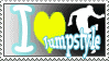 i heart jumpstyle stamp