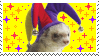jester ferret stamp