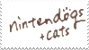 nintendogs cats stamp