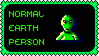 normal earth person stamp