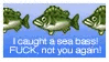 sea bass stamp