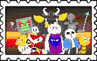 story of undertale stamp