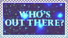 whos out there stamp