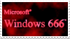 windows 666 stamp