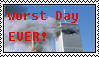 worst day ever stamp